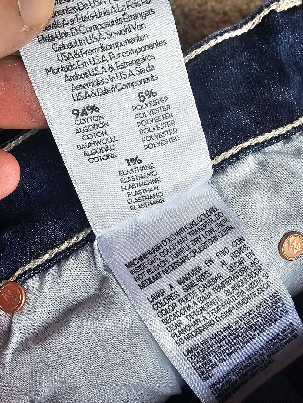 Mother Size 27 High Waisted Runaway Slim Flare Jeans In Teaming Up Wash - Picture 7 of 9